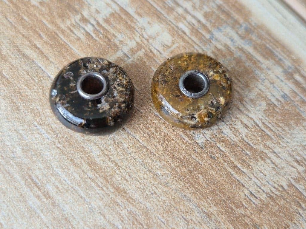 Trollbeads Ambers CC per stuk, Nieuw, Trollbeads, 1 bedel, Edelsteen