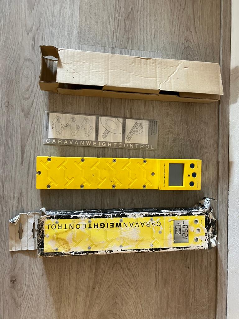 Reich caravan weegschaal, Caravans en Kamperen, Caravan accessoires, Verzenden, Gebruikt