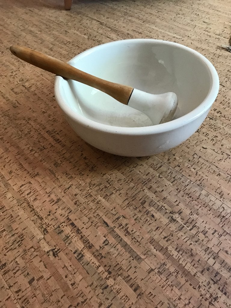 apothekers vijzel, Ophalen