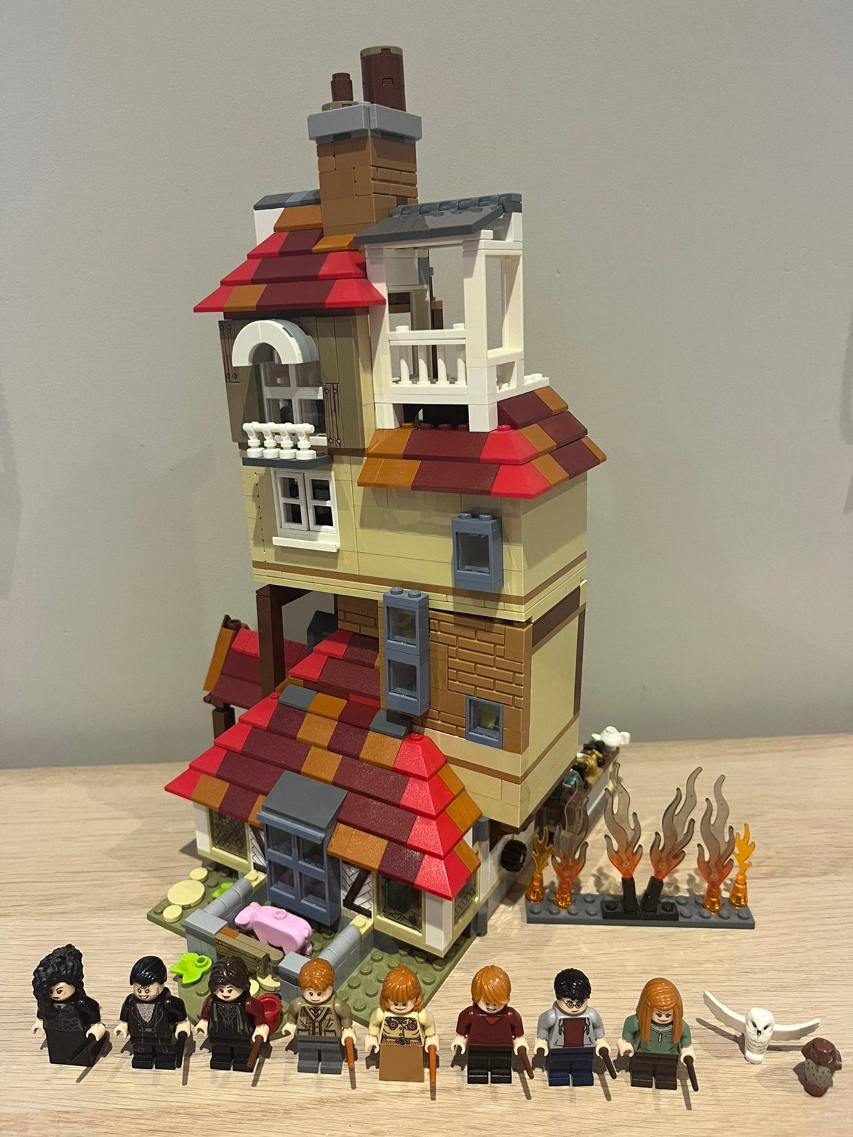 Lego 75980, Attack on the Burrow, Lego, Harry Potter, Ophalen of Verzenden, Zo goed als nieuw
