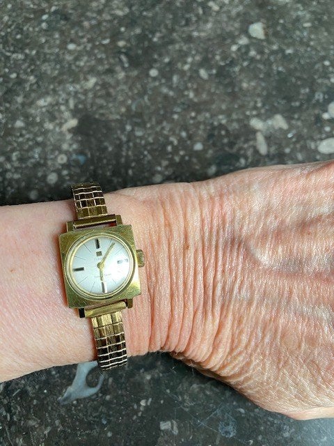 Vintage Tissot opwind horloge, Overige merken, Overige materialen, Gebruikt, Polshorloge