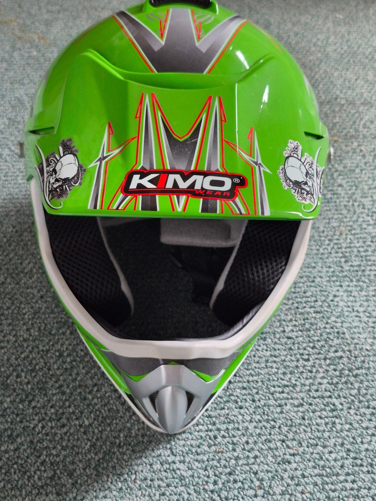 Kimo kinder crosshelm, Overige merken, XS, Kinderen, Offroadhelm