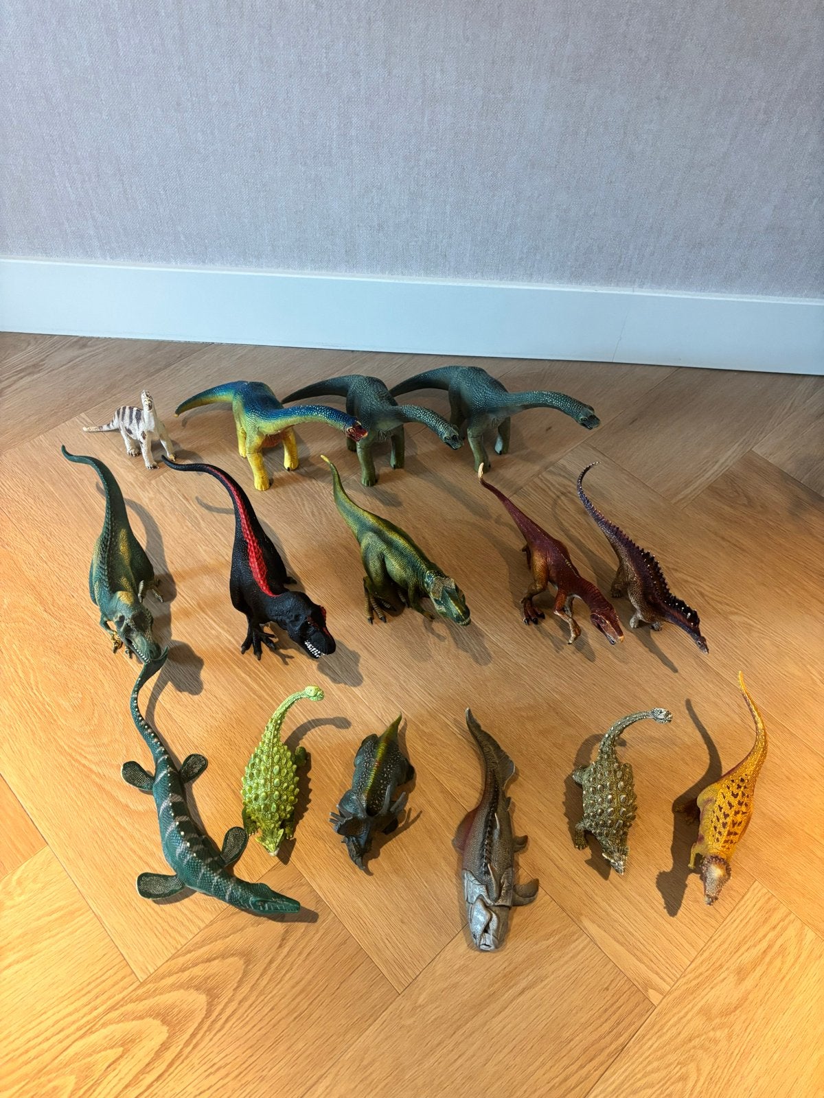 Grote verzameling Schleich dinosaurussen, Ophalen, Gebruikt