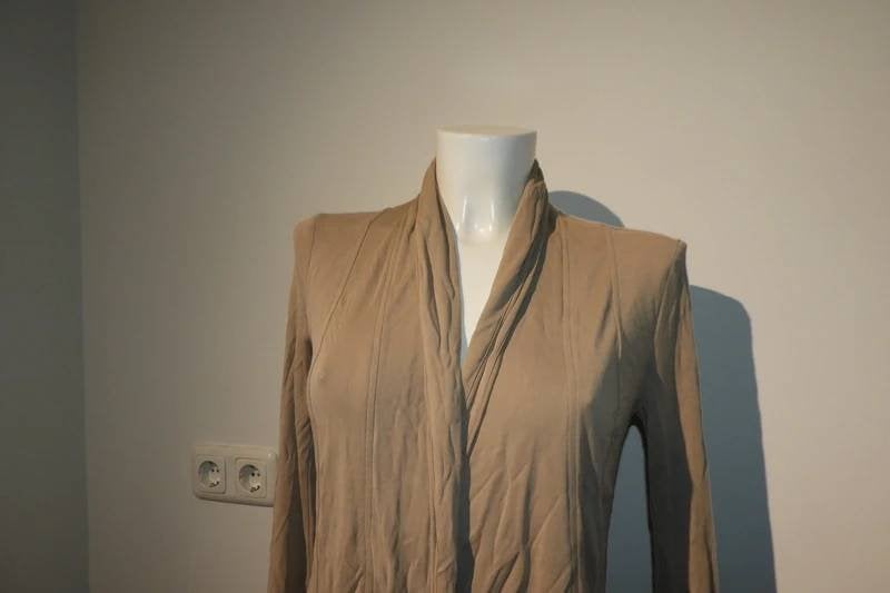 Marccain vest open vallend model mooie voorjaars tinten N3, Kleding | Dames, Maat 38/40 (M), Bruin, Verzenden, Zo goed als nieuw