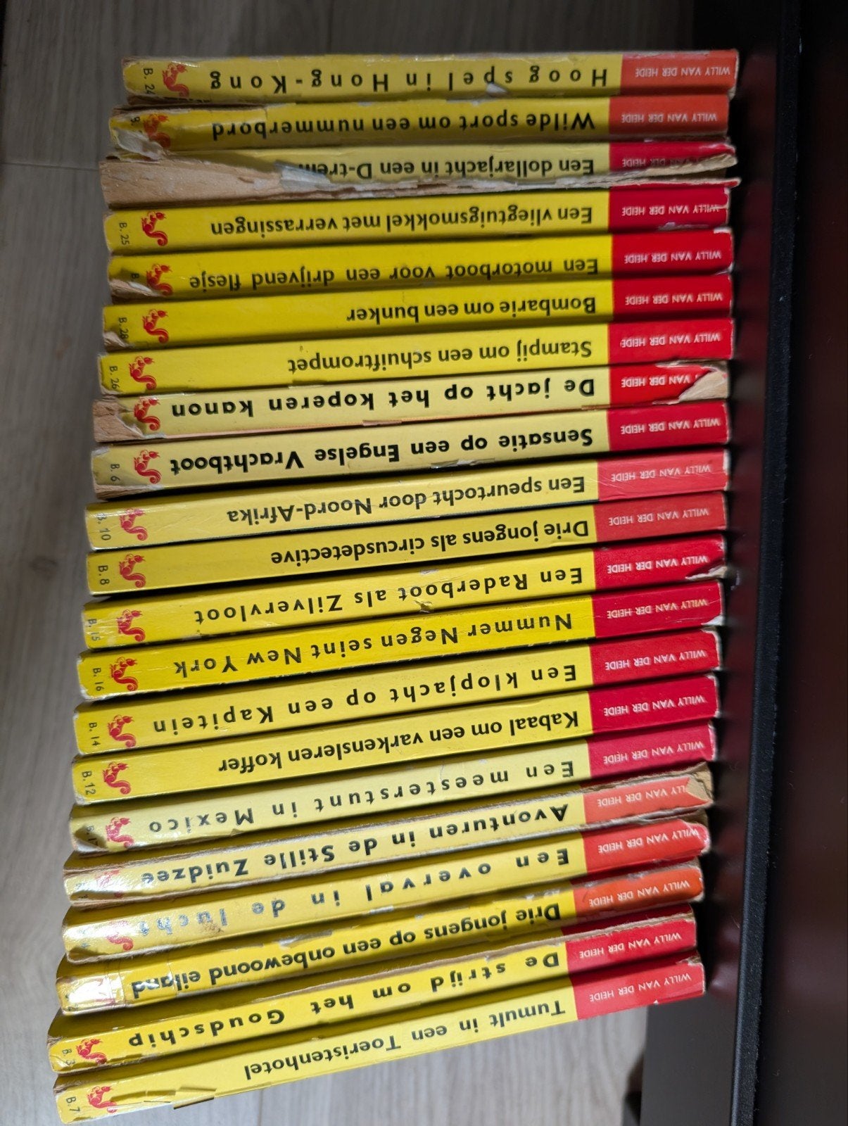 Willy van der Heide - Bob Evers boeken (diverse titels), Ophalen of Verzenden, Gelezen, Willy van der Heide