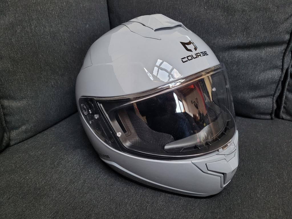 2x gedragen Course helm maat M & Snell intercom set, Overige merken, M, Ophalen of Verzenden, Integraalhelm