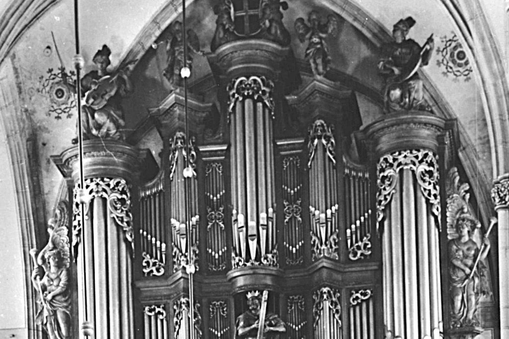 Ansichtkaart Zwolle Grote Kerk met orgel, Ophalen of Verzenden, 1960 tot 1980, Ongelopen, Overijssel