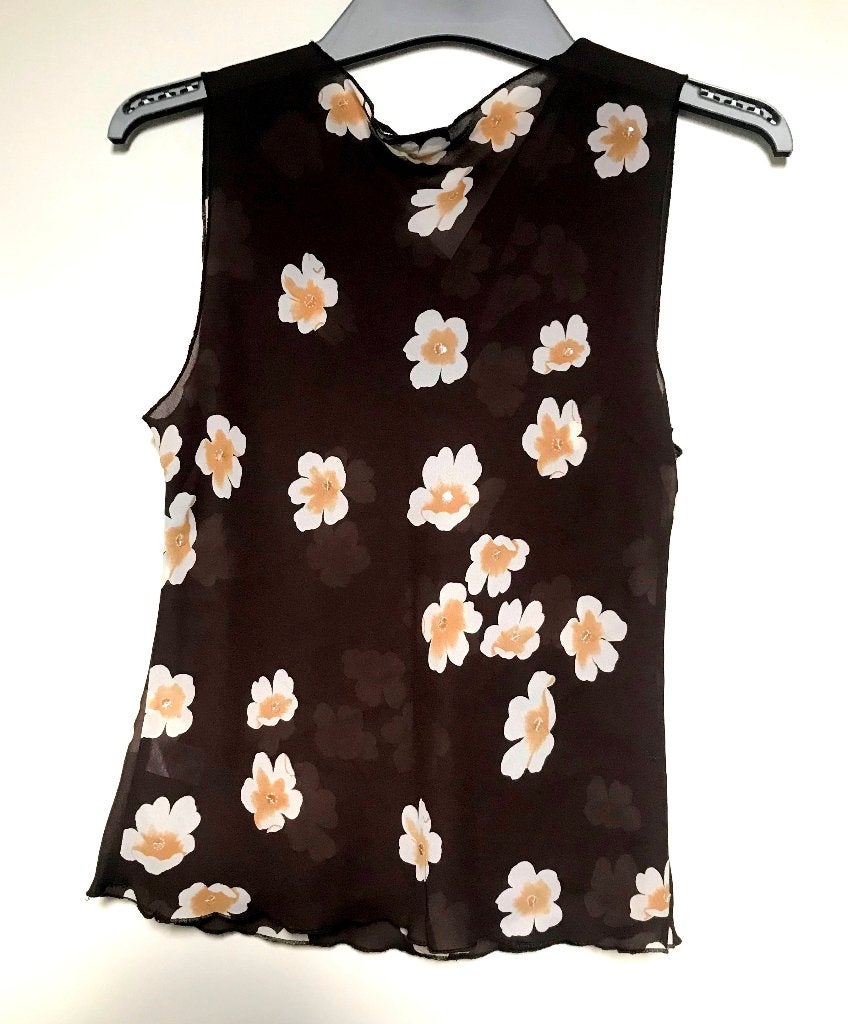 Fransa Woman blouse met borduursels van pailletten, maat L, Verzenden, Zo goed als nieuw, Maat 42/44 (L)