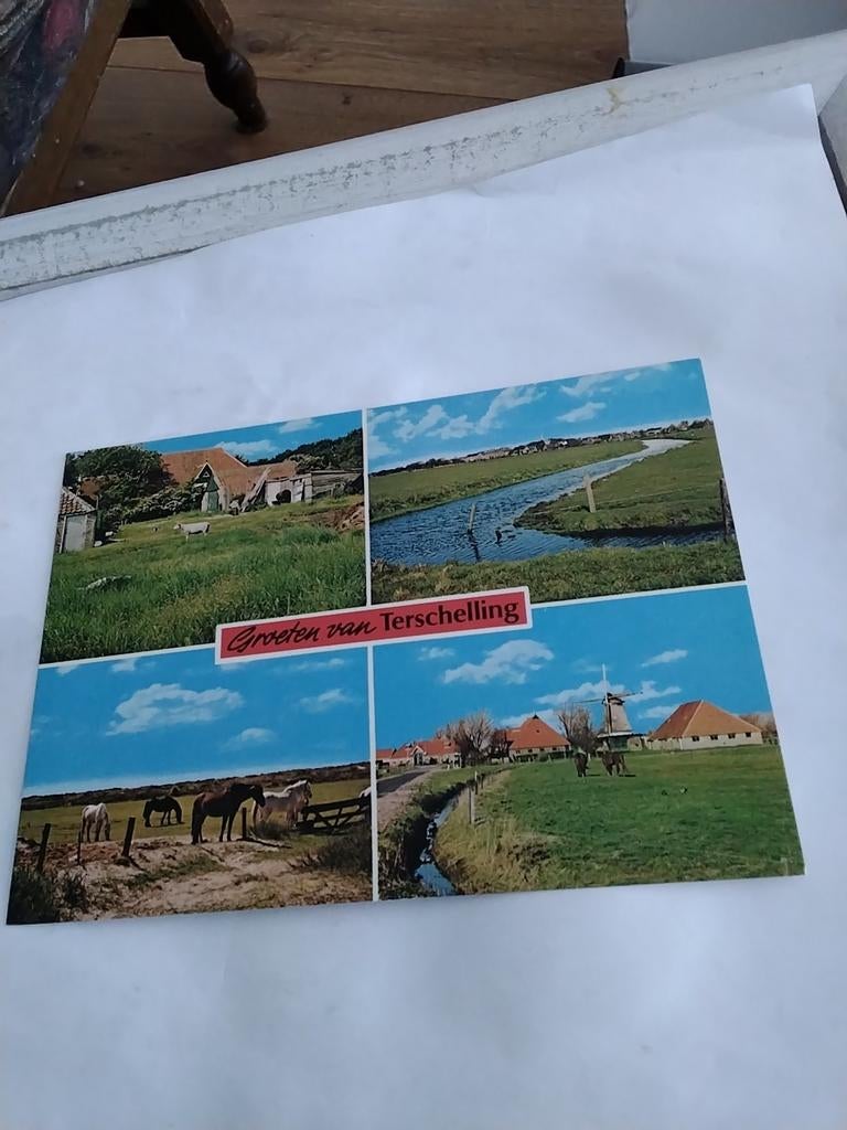 GROETEN  VAN TERSCHELLING, Ophalen of Verzenden, 1960 tot 1980, Waddeneilanden