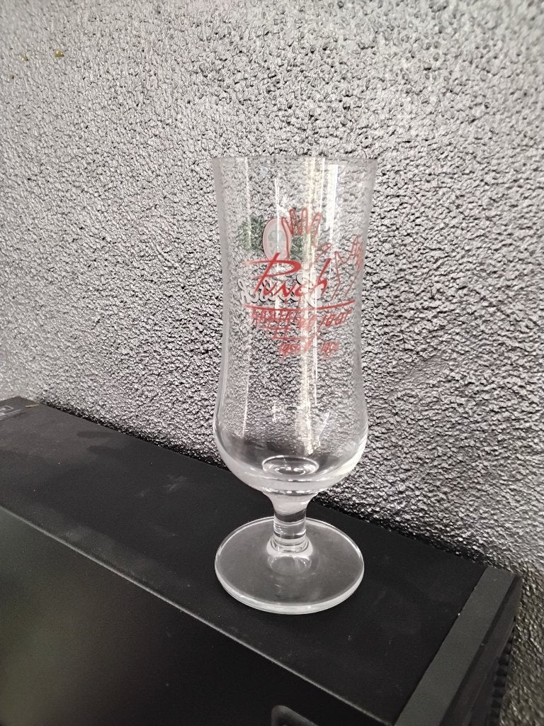 Grolsch bierglas met opdruk punch 1990, Ophalen of Verzenden, Nieuw, Glas of Glazen, Grolsch