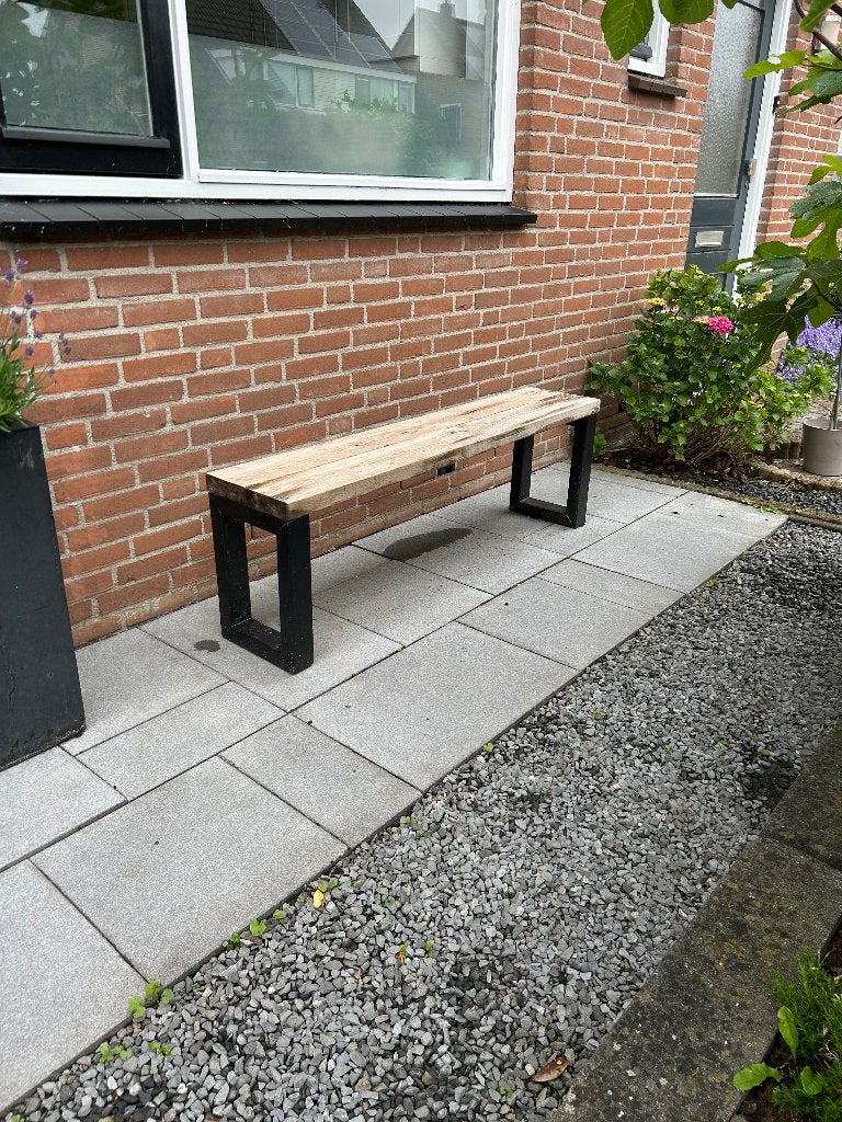 Tuinbank, Ophalen, Gebruikt, Hout