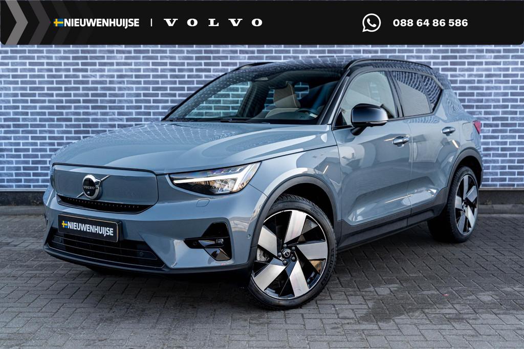 Volvo XC40 Recharge Twin AWD 78 kWh Ultimate | Trekhaak | Pa, Auto's, 12 maanden, Stof, Origineel Nederlands, Vierwielaandrijving
