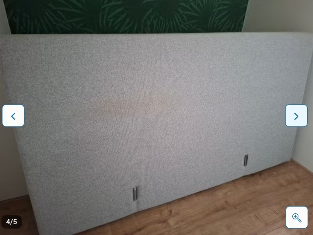 Hoofdboord voor boxspring 200 x 110 cm, Ophalen, Gebruikt, Tweepersoons, Overige maten