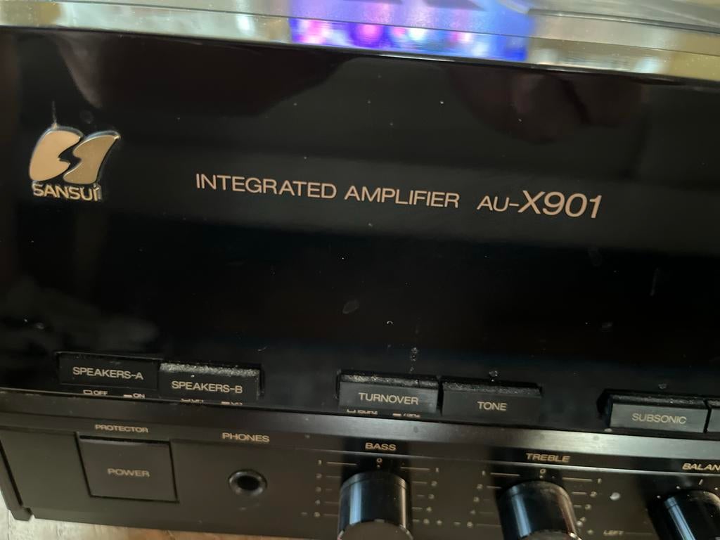 Sansui AU-X901 "Vintage Alpha" Versterker, Niet werkend, 120 watt of meer, Stereo, Ophalen