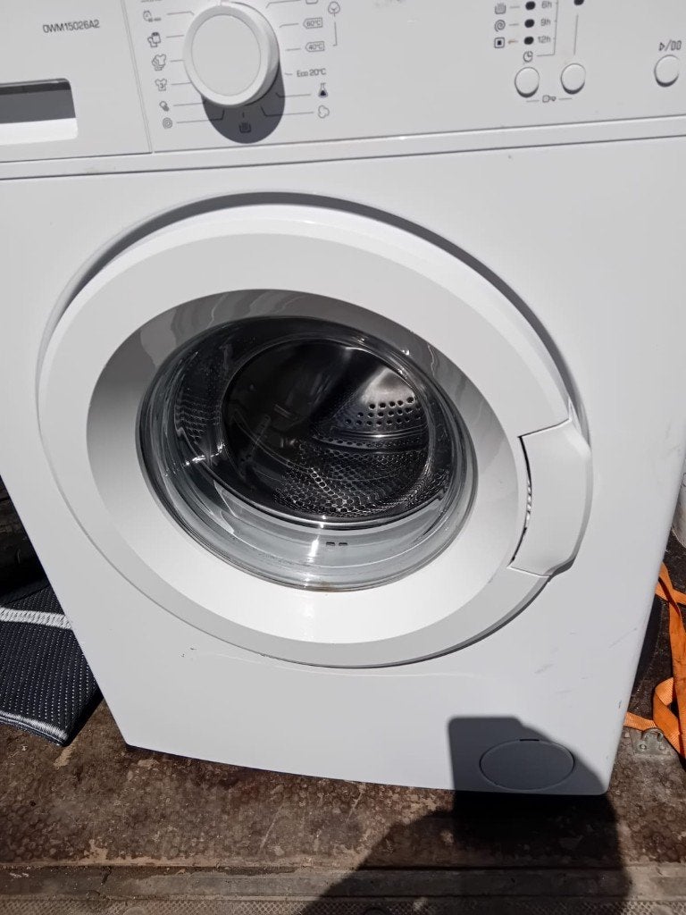 Wasmachine tekoop, Ophalen, Gebruikt, 1200 tot 1600 toeren, 85 tot 90 cm