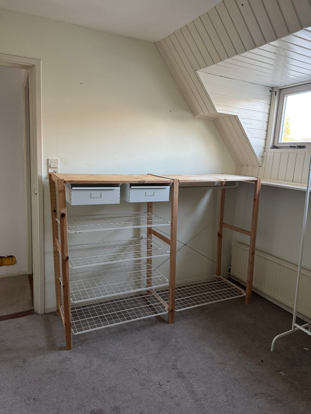 Lage houten stellingkast IVAR van Ikea, Ophalen, Zo goed als nieuw