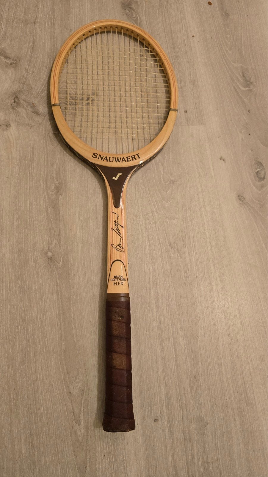 Vintage Snauwaert Brian Gottfried Flex Tennisracket, Sport en Fitness, Tennis, Ophalen
