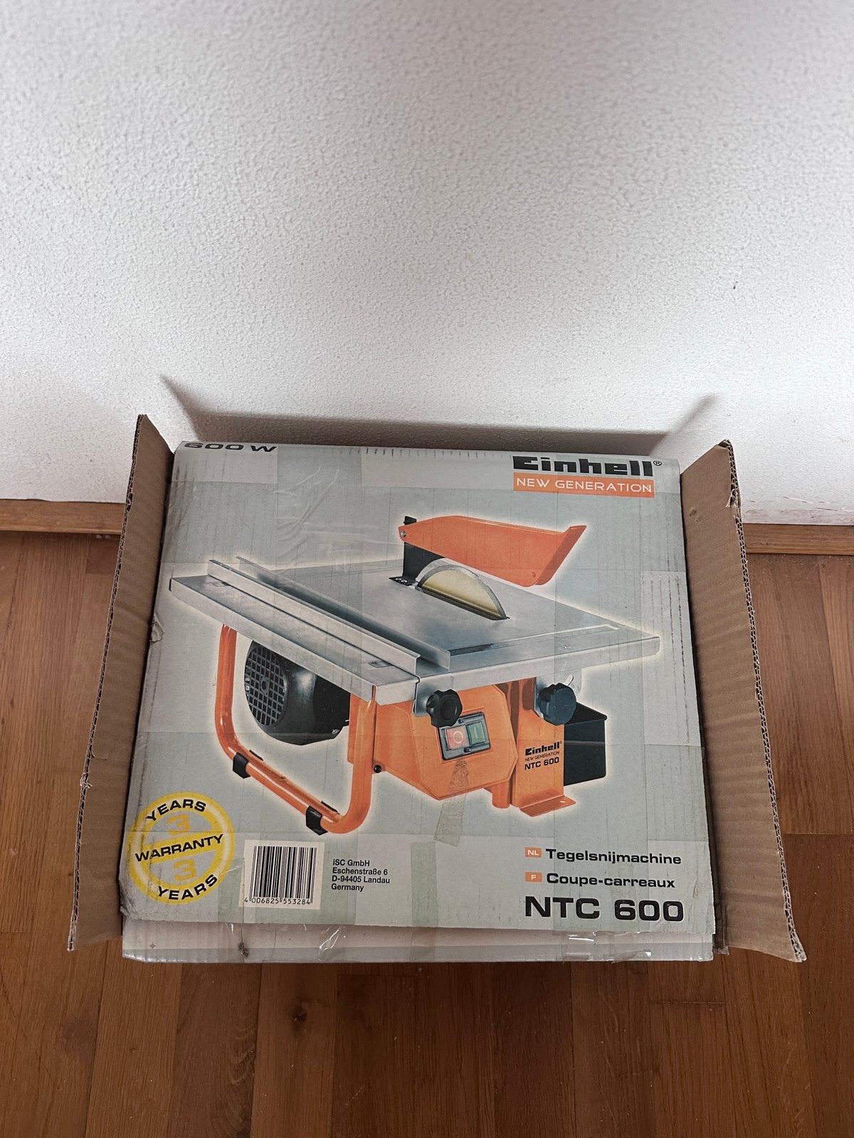 Einhell NTC 600 Tegelsnijmachine - Zo goed als nieuw, Ophalen, Gebruikt