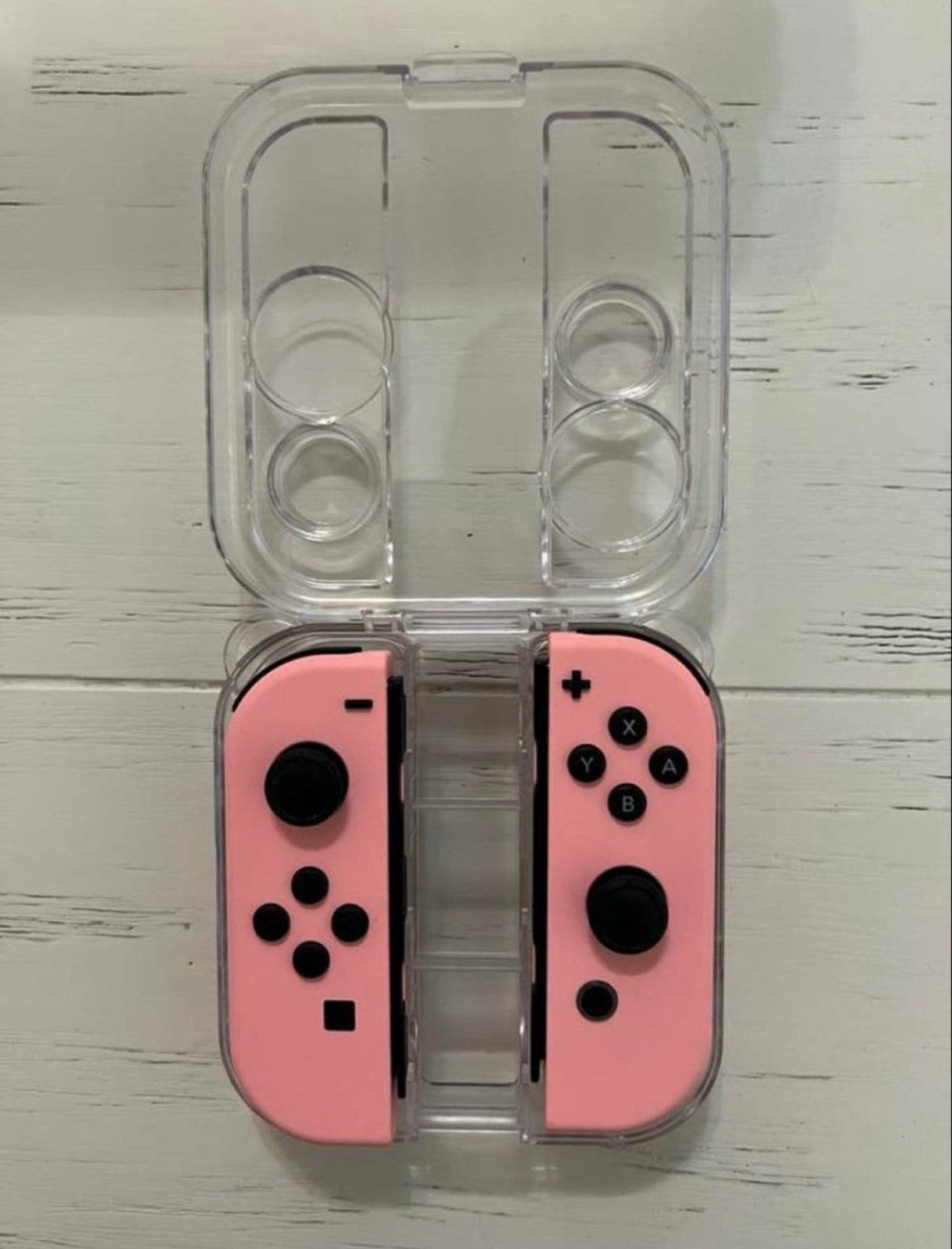 Nintendo Switch Roze Joycon Joy-Cons + Opbergcase - Nieuw!, Spelcomputers en Games, Ophalen of Verzenden, Zo goed als nieuw, Met 2 controllers