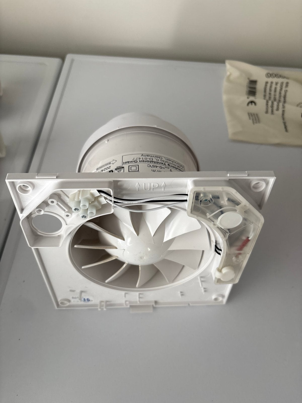 BlauBerg Sileo 125 Ventilator Afzuiger 187 m³/h, Doe-het-zelf en Verbouw, Ventilatie en Afzuiging, Ophalen of Verzenden, Nieuw