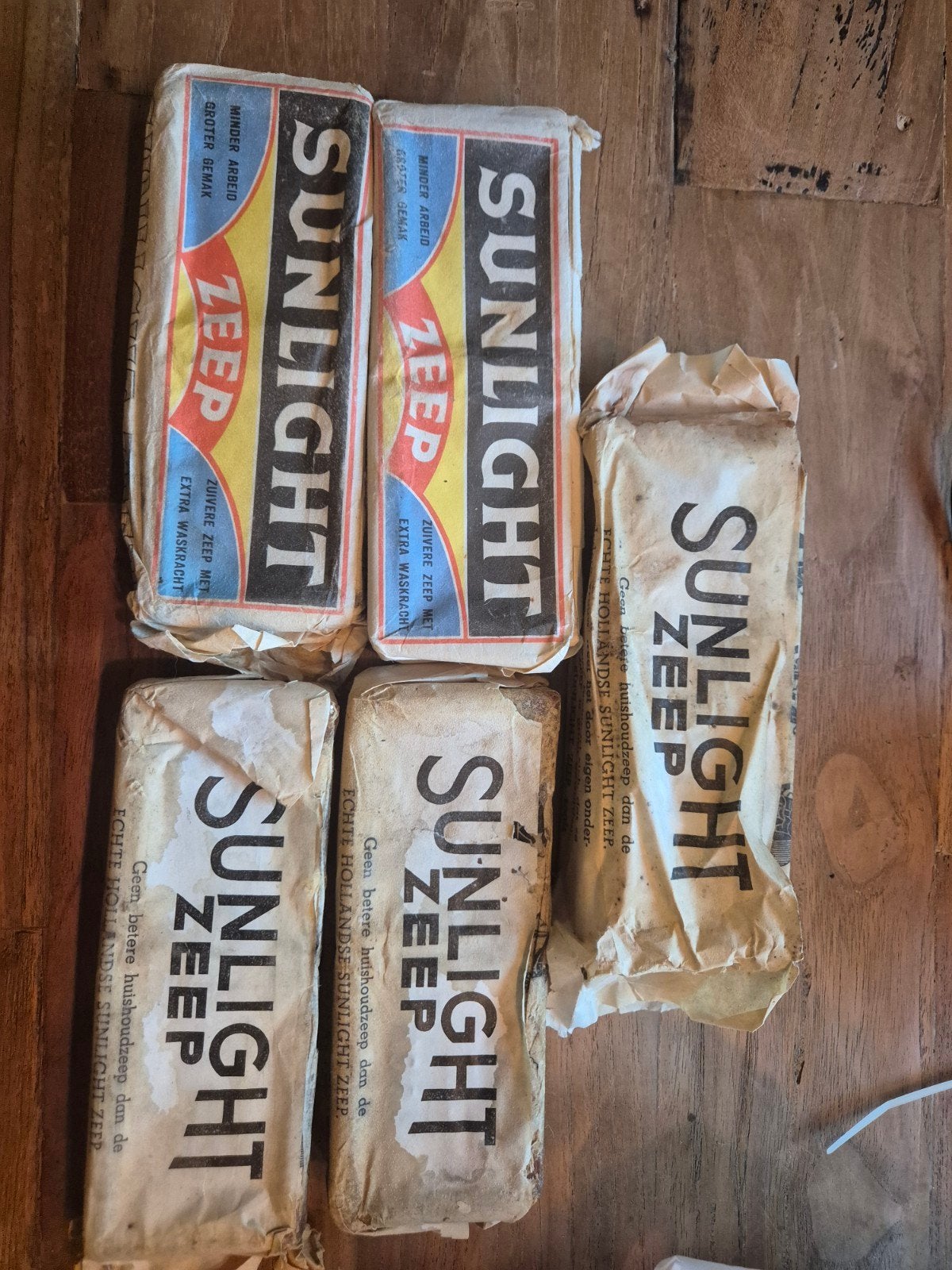 Vintage Sunlight Zeep - Oude Zeepblokken, Ophalen of Verzenden, Gebruikt