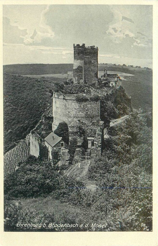 701-397-009 Brodenbach Mosel Ehrenburg, Verzenden, Voor 1920, Duitsland
