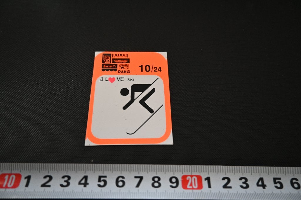 sticker I love SKI   KING  RANG, Ophalen, Zo goed als nieuw