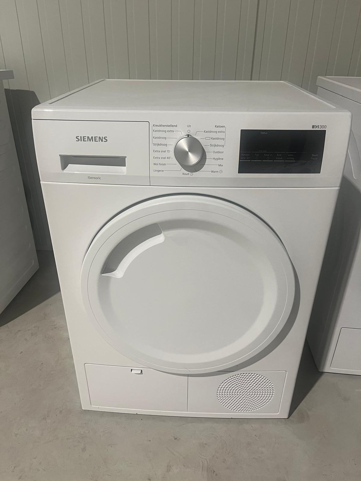 Siemens iQ300 Condensdroger - MET GARANTIE, 8 tot 10 kg, Ophalen of Verzenden, Zo goed als nieuw, Voorlader