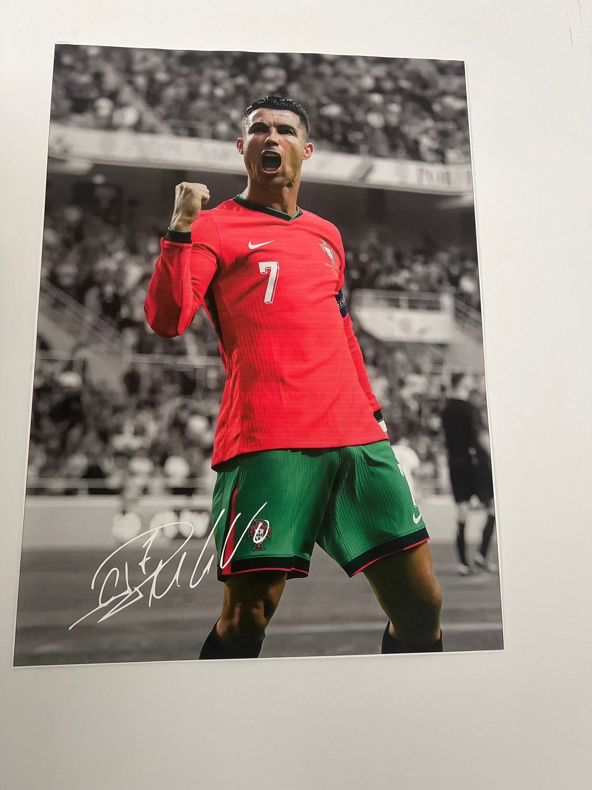 Cristiano Ronaldo Poster - Gesigneerd Print, Ophalen of Verzenden, Nieuw, Buitenlandse clubs, Poster, Plaatje of Sticker