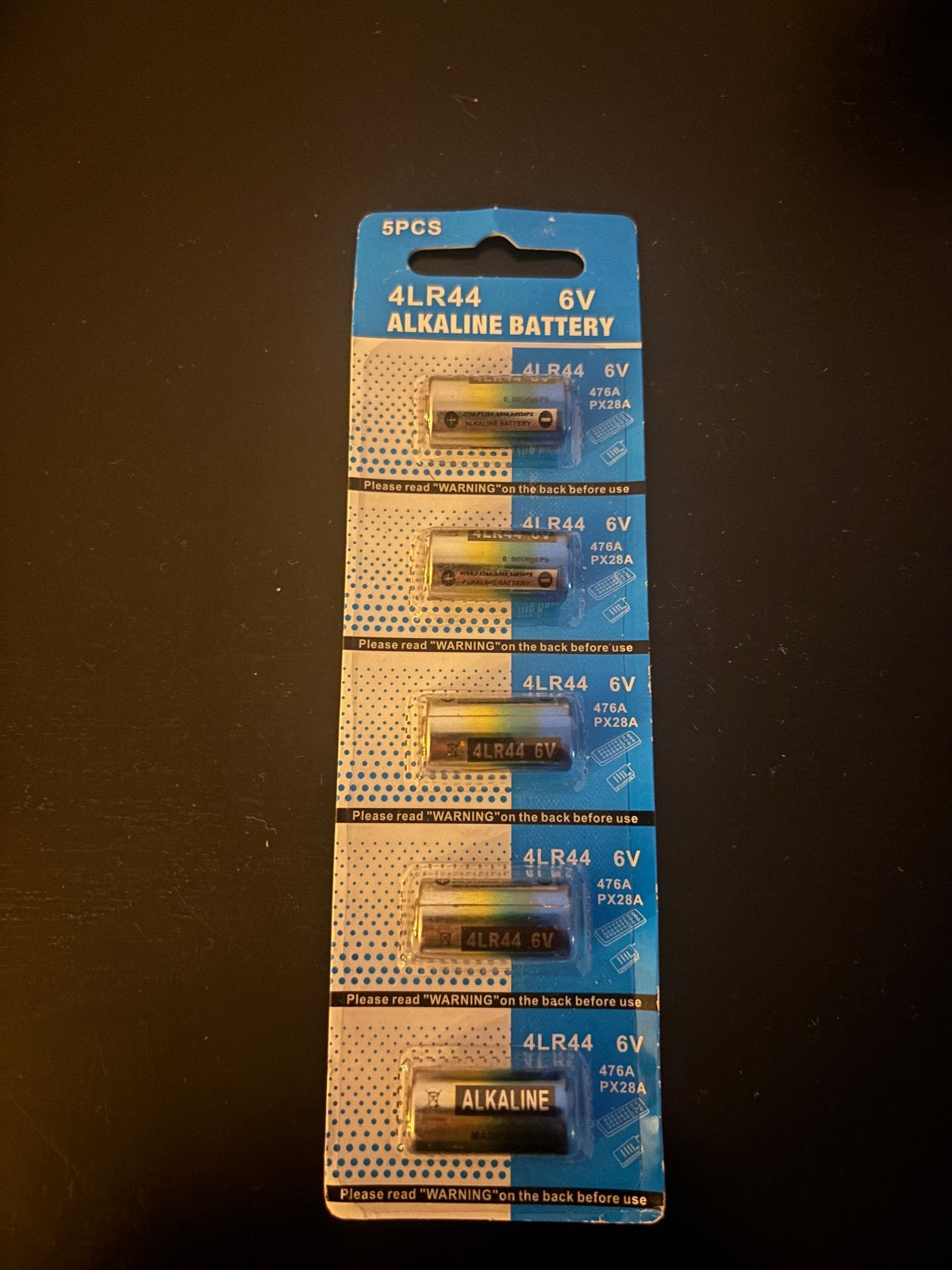 5x 4LR44 6V Alkaline Batterijen - Nieuw in verpakking, Verzenden, Nieuw