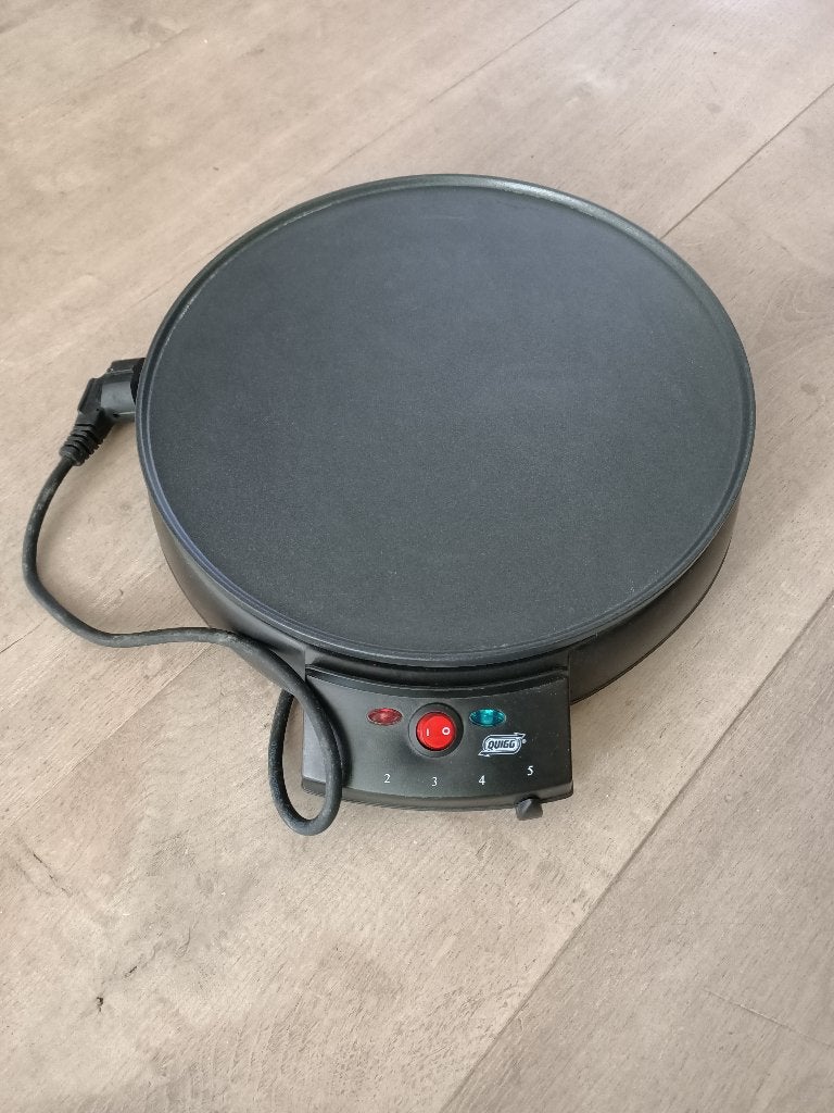 Elektrische pannenkoek plaat / pan, Ophalen of Verzenden, Zo goed als nieuw, Overige materialen