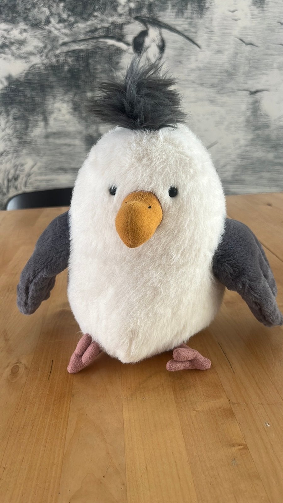Jellycat chip zeemeeuw, Ophalen of Verzenden, Zo goed als nieuw, Overige typen