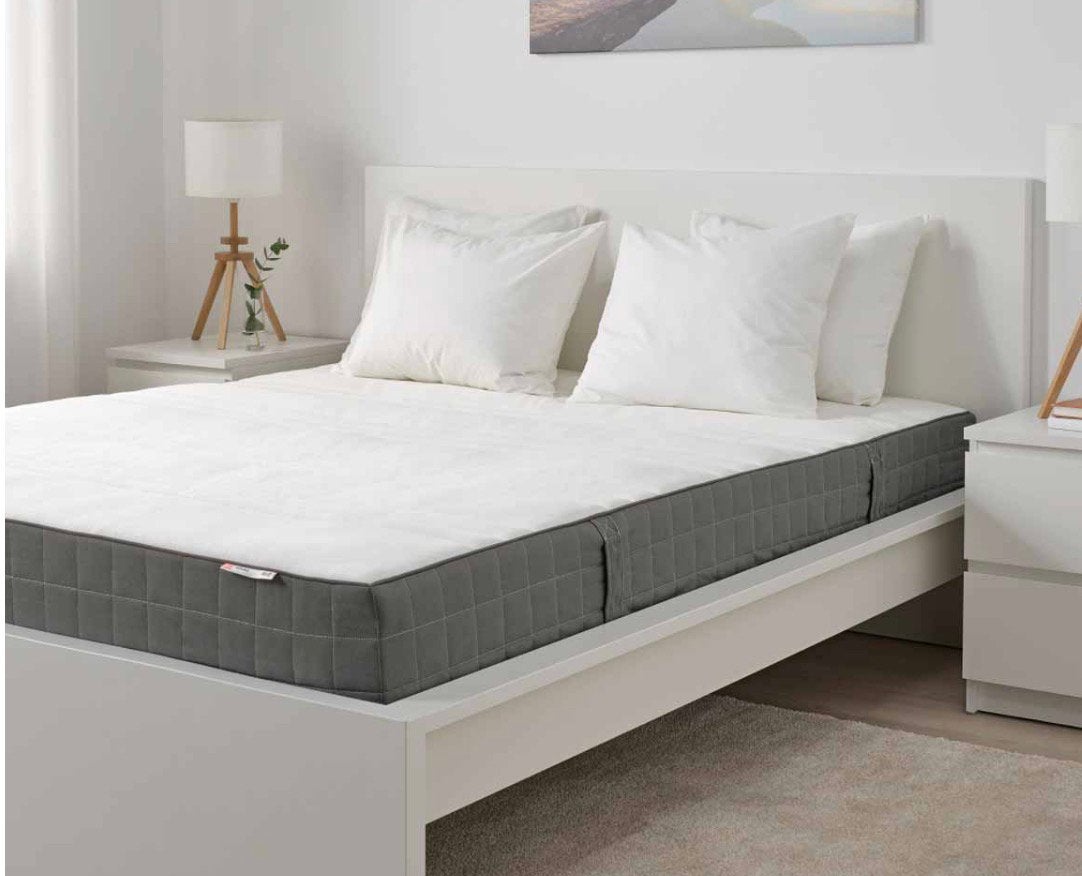 Bed mattress, Ophalen, Wit, Tweepersoons, 140 cm