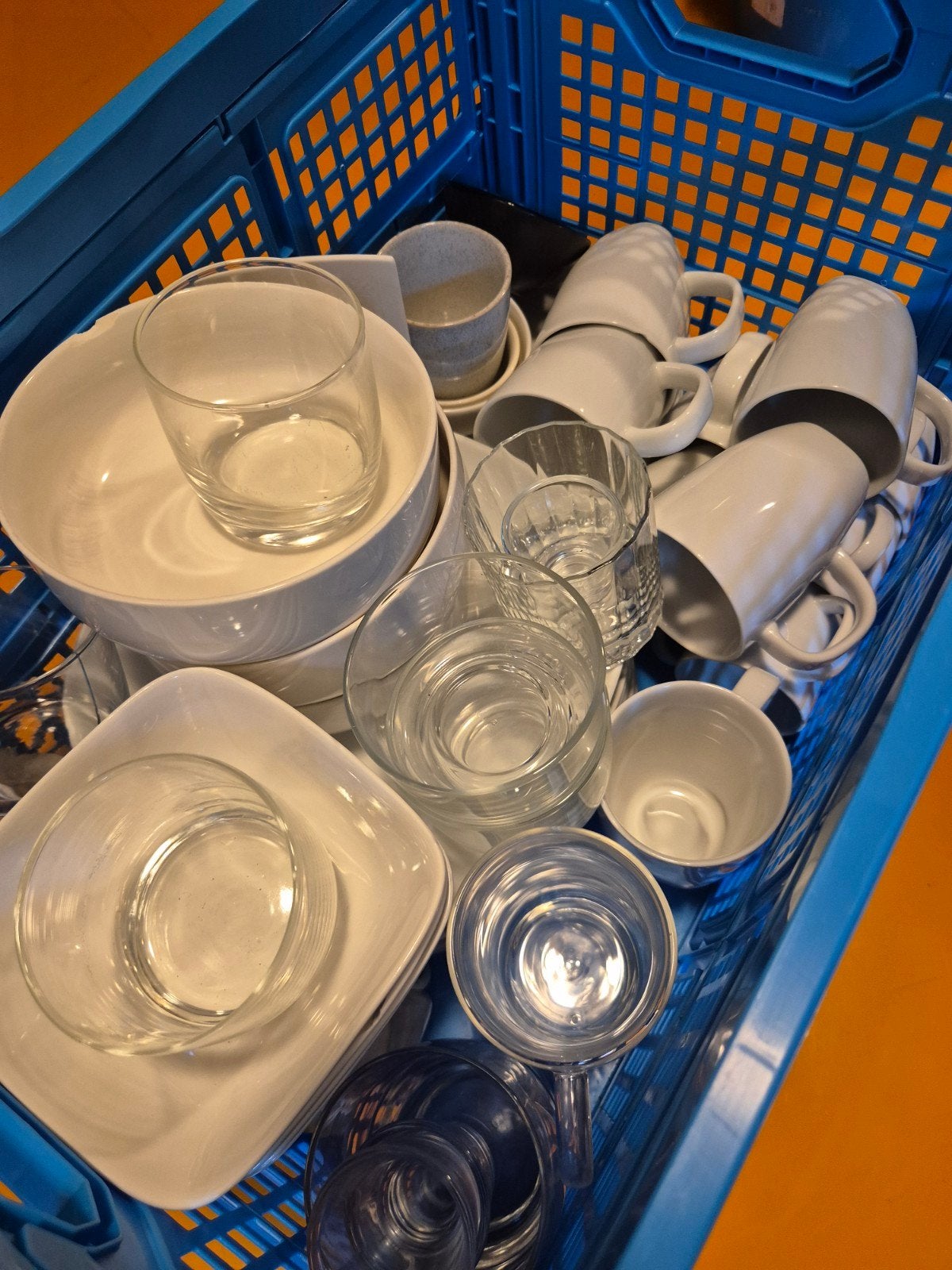 Diverse servies en glaswerk, Huis en Inrichting, Ophalen, Gebruikt, Keramiek, Overige stijlen