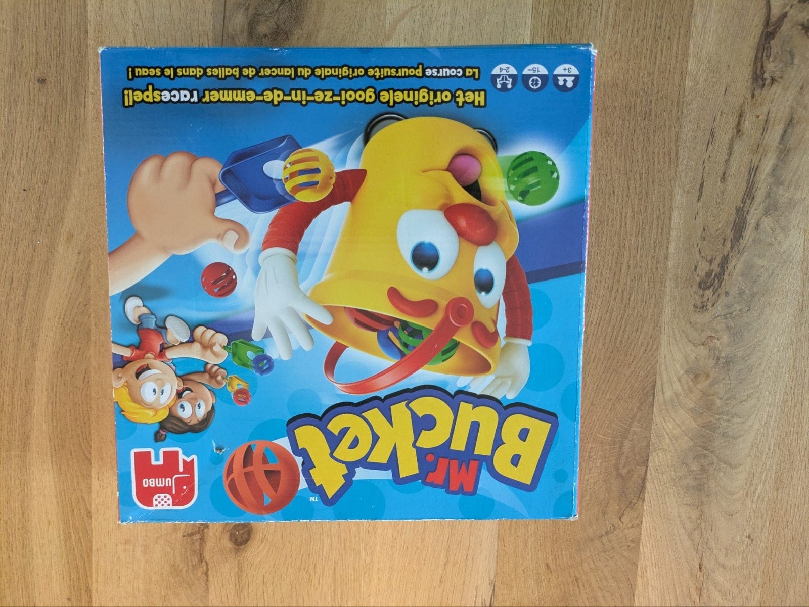 Mr. Bucket - Super leuk actief spel van Jumbo, Drie of vier spelers, Ophalen of Verzenden, Gebruikt, Jumbo