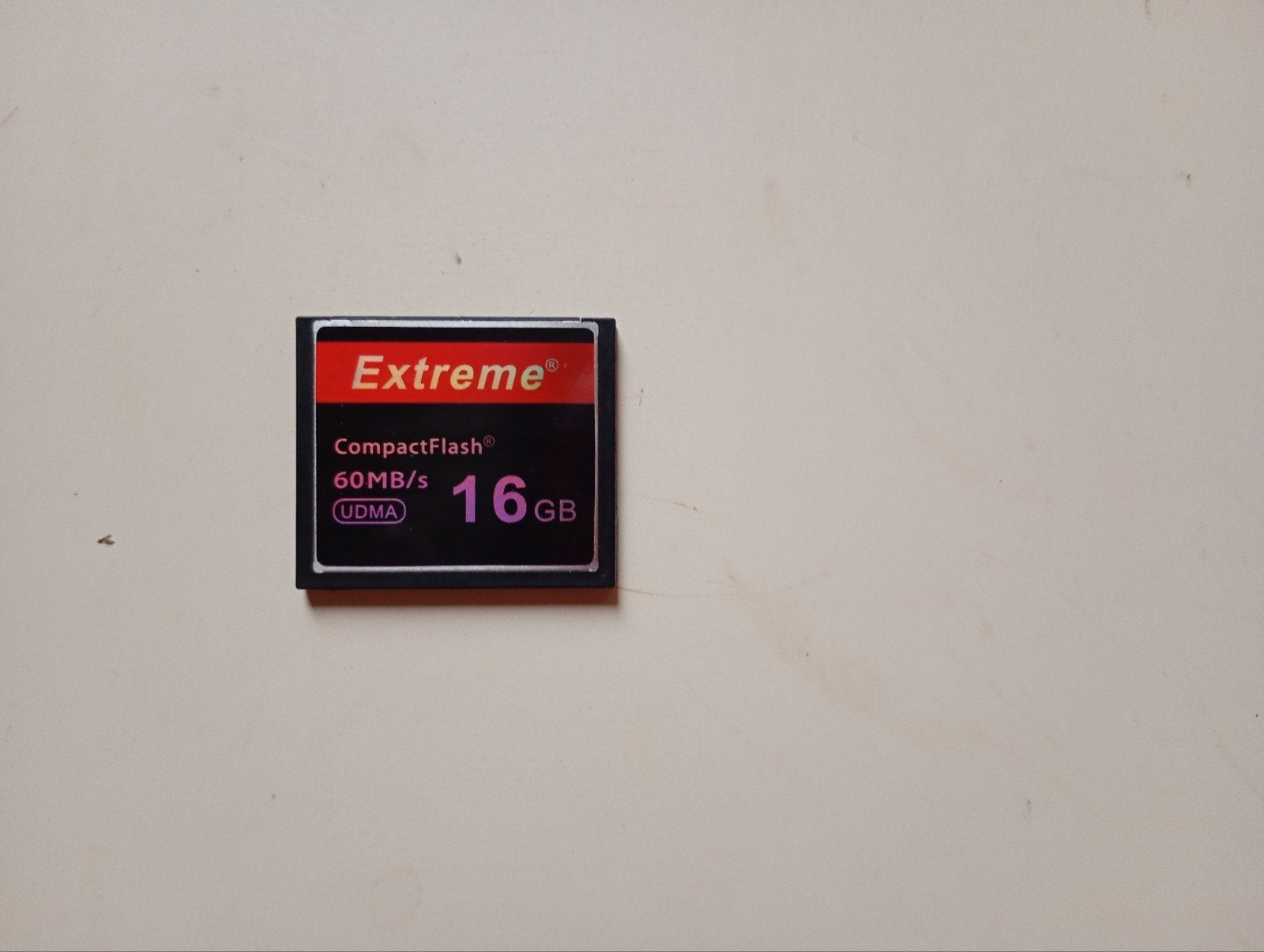 1x CompactFlash Sandisk "extreme" 16GB, Audio, Tv en Foto, Ophalen of Verzenden, Zo goed als nieuw, 16 GB, Fotocamera