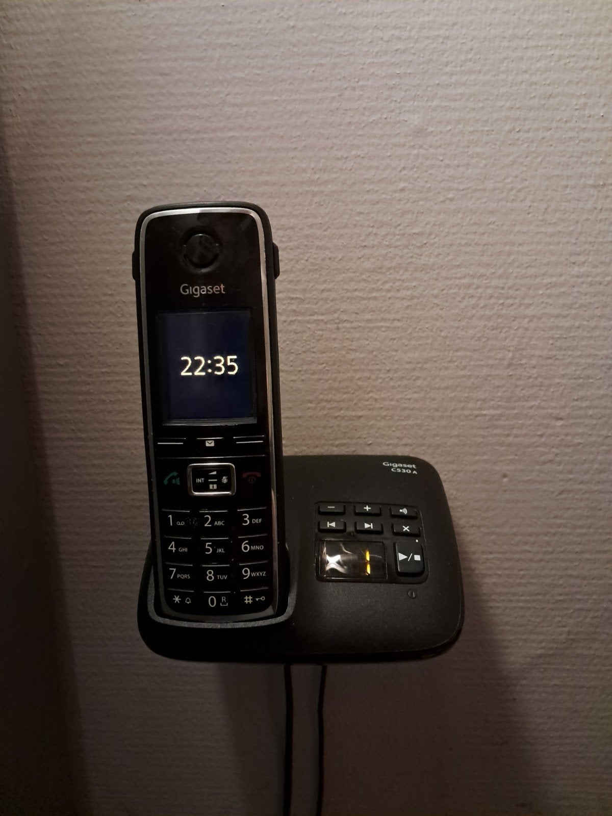 Gigaset 2x draadloze telefoon met basisstation, Ophalen, Gebruikt, 1 handset