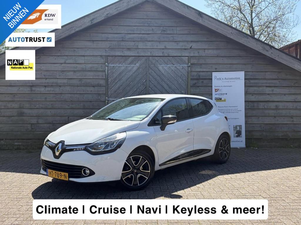 Renault Clio 1.2 Dynamique Automaat! | Clima | Navi | Keyles, Euro 5, Stof, Gebruikt, 4 cilinders
