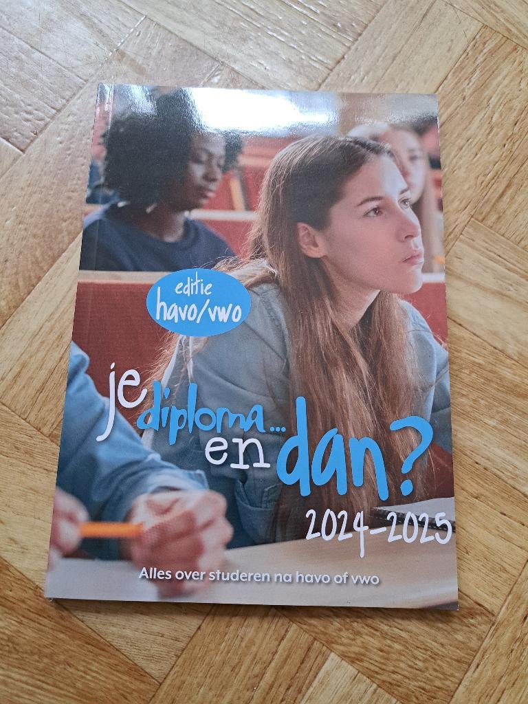 boek je diploma en dan ? havo vwo, Ophalen of Verzenden, Beta, Zo goed als nieuw