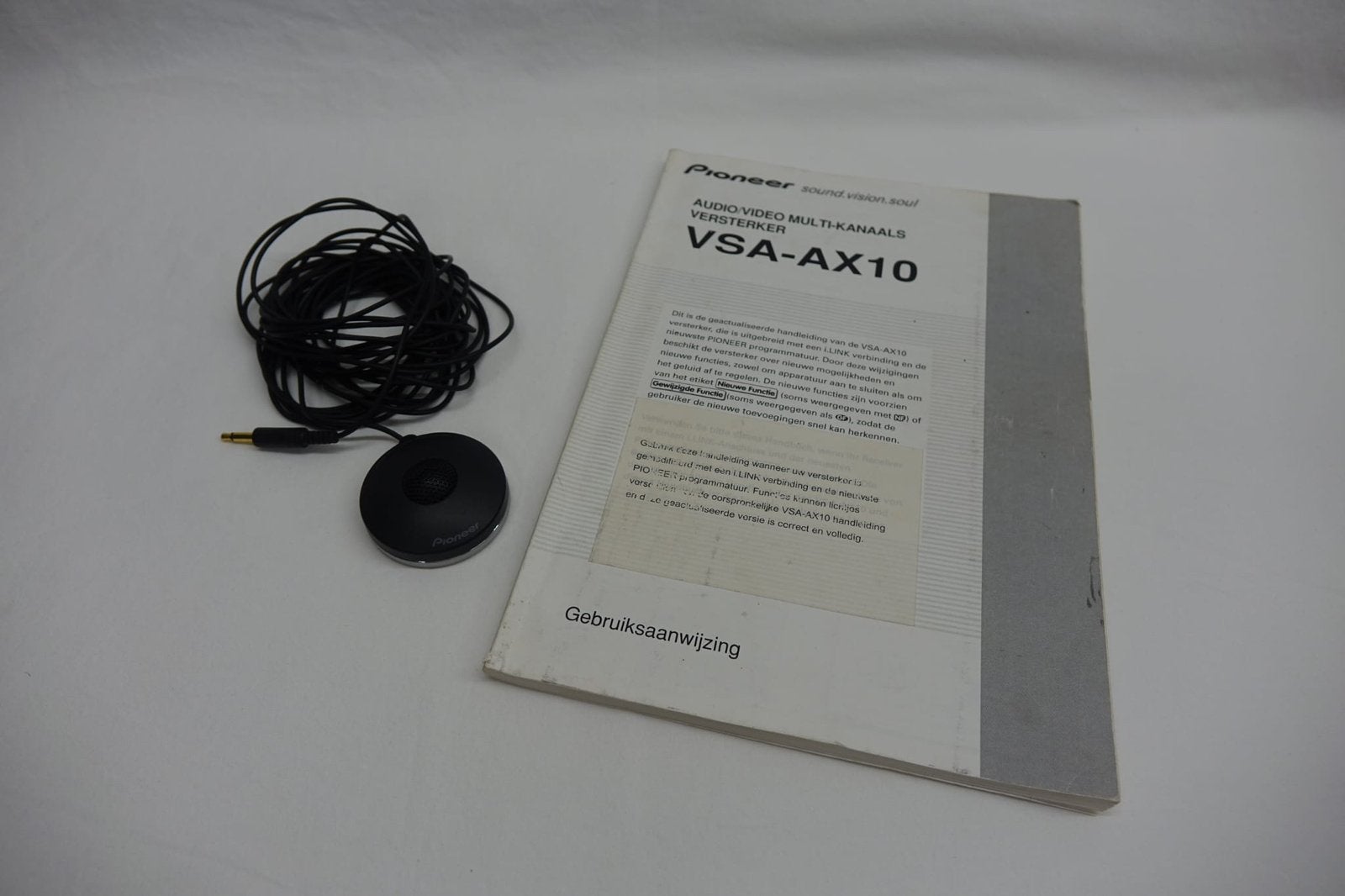 Pioneer VSA-AX10 AV-receiver met handleiding, Ophalen of Verzenden, Zo goed als nieuw, Pioneer, 120 watt of meer