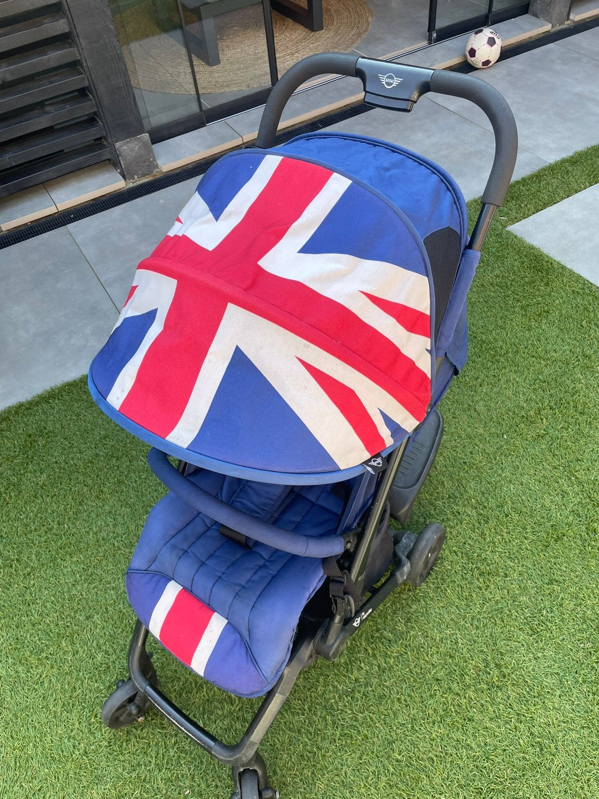 Easywalker MINI Buggy XS - Union Jack Classic, Ophalen of Verzenden, Gebruikt, Overige merken, Verstelbare rugleuning