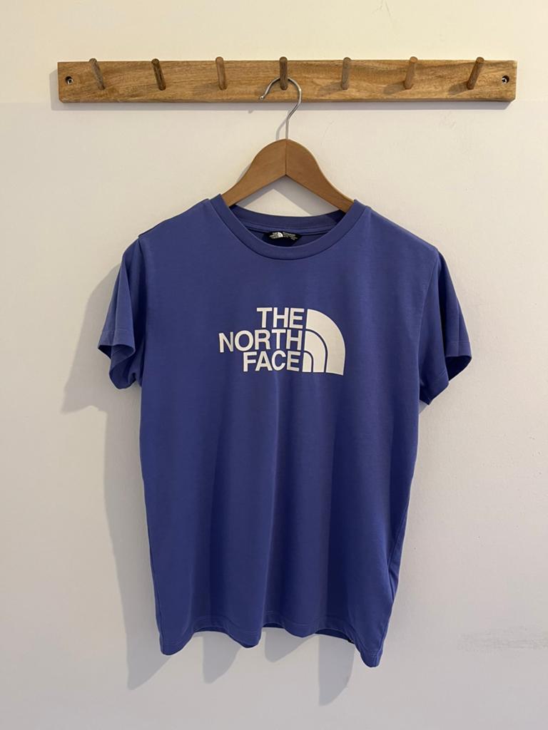 The North Face shirt paars/blauw maat XL maat 152-160, Verzenden, Zo goed als nieuw, Jongen, Shirt of Longsleeve