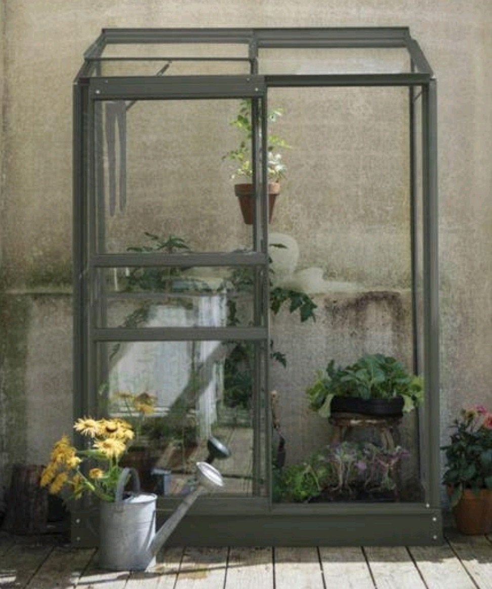 Royal Well Emma 1 Muurkas Onderdelen bijna gratis, Tuin en Terras, Kassen, Ophalen, Nieuw, Aluminium, Muurkas