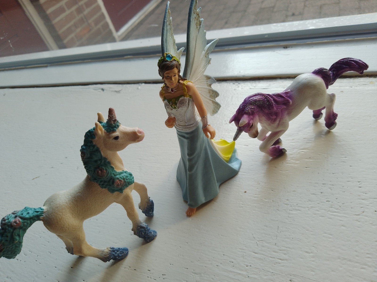 Schleich zeldzame set, Ophalen of Verzenden, Zo goed als nieuw, Paard, Beeldje of Figuurtje