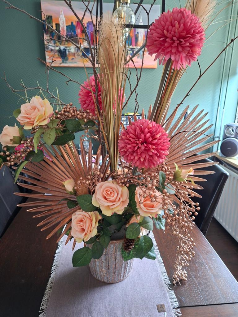 Kunstbloemen, Ophalen