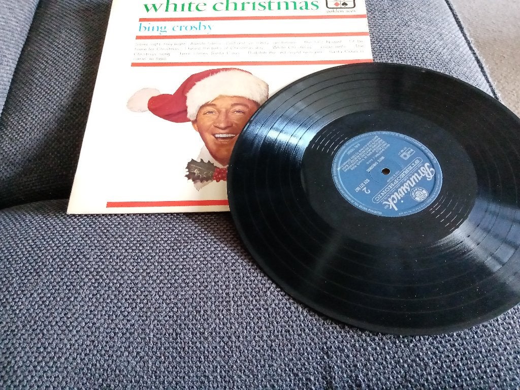 Bing Crosby White Christmas Golden Aces, Ophalen of Verzenden, Zo goed als nieuw, 12 inch