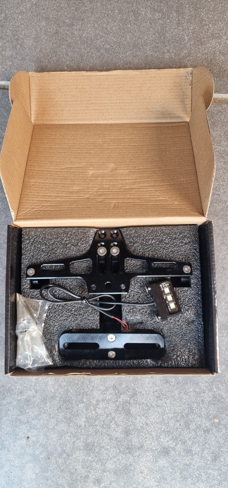 KEMIMOTO Universele Korte Kentekenplaathouder Motor, Ophalen of Verzenden, Nieuw