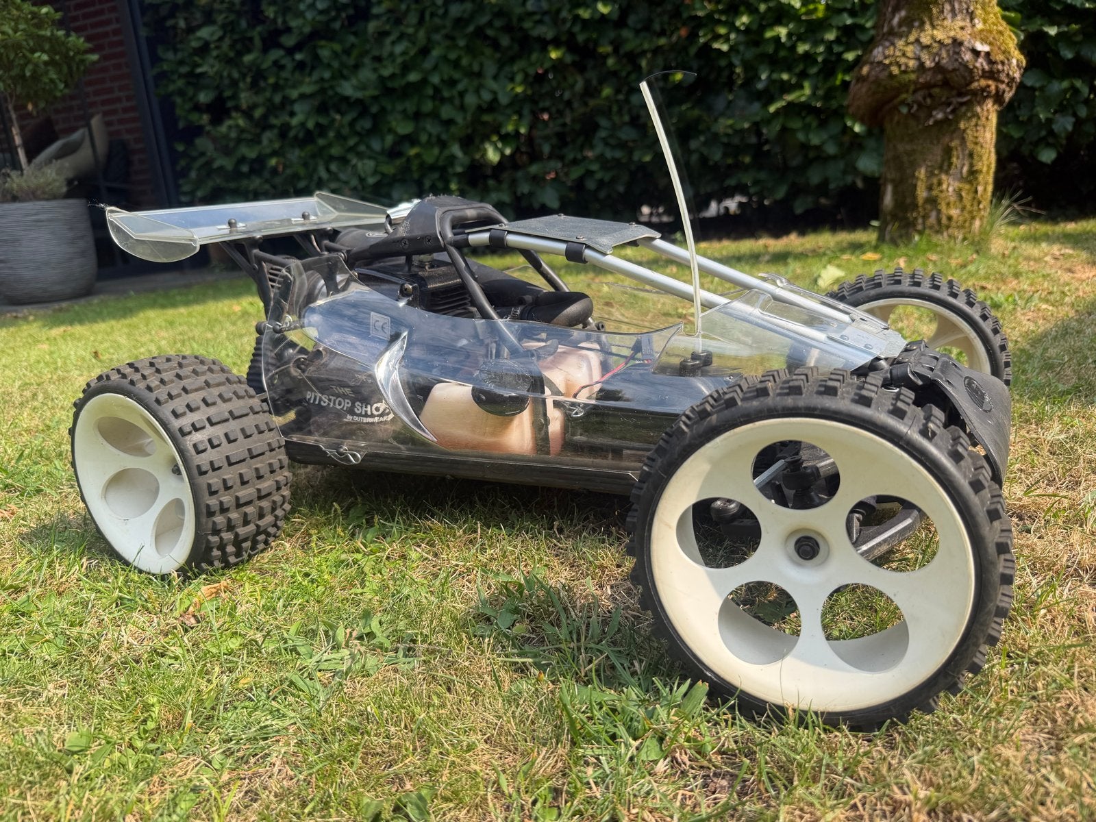 RC Auto Offroad Benzine 1:5 met Afstandsbediening, Hobby en Vrije tijd, Modelbouw | Radiografisch | Auto's, Ophalen, Benzine, Gebruikt