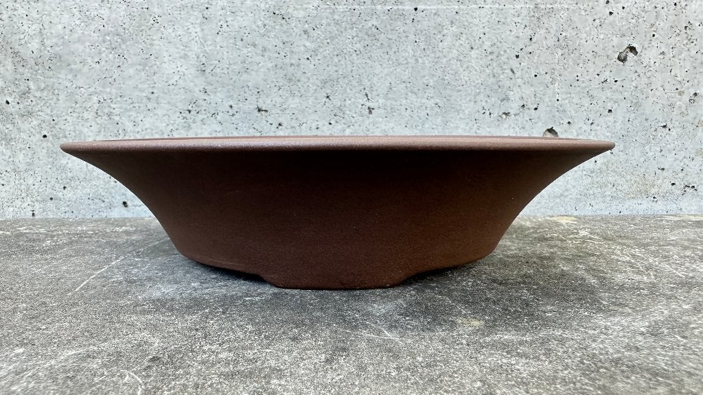 YiXing China | Bonsai schaal pot Ø17x4cm (5*), Ophalen of Verzenden, Zo goed als nieuw, Overige vormen, Aardewerk