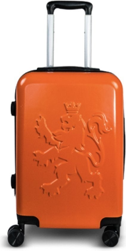 Handbagagekoffer oranje met TSA-slot (nieuw), 50 tot 60 cm, Hard kunststof, Nieuw, Minder dan 35 cm